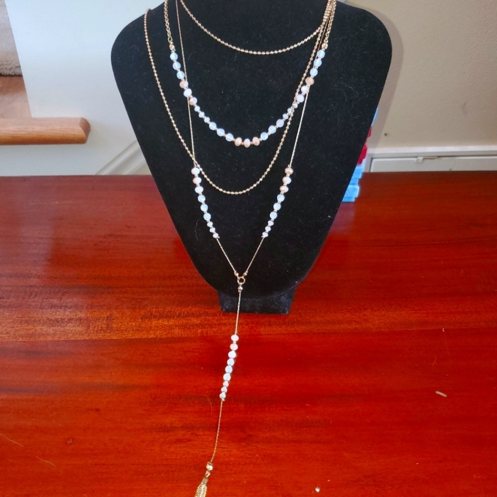 Draped Multi layer necklace